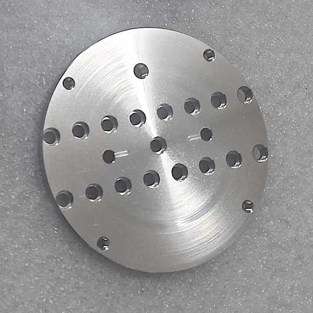 Custom stainless steel precision component manufactured by Maisi Precision.