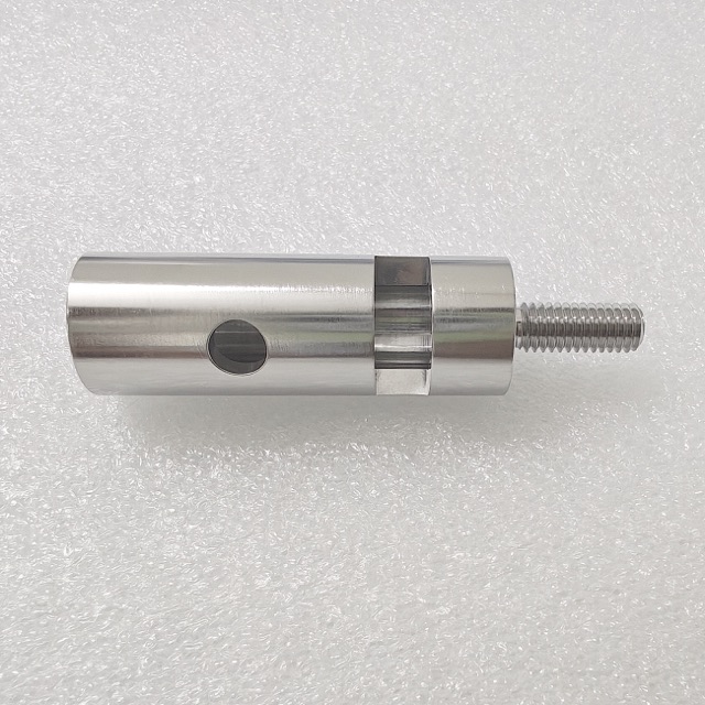 Custom stainless steel precision component manufactured by Maisi Precision.